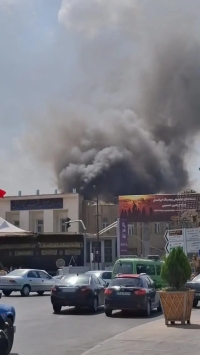آتش سوزی شدید در محدوده بیمارستان قائم مشهد