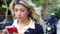 ببینید؛ تلاش نافرجام برای سرقت موبایل خبرنگار زن