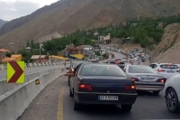 کندوان یک طرفه است؛ ترافیک در هراز