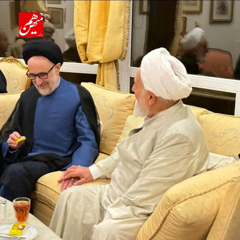 دیدار سیاسیون در منزل کرباسچی