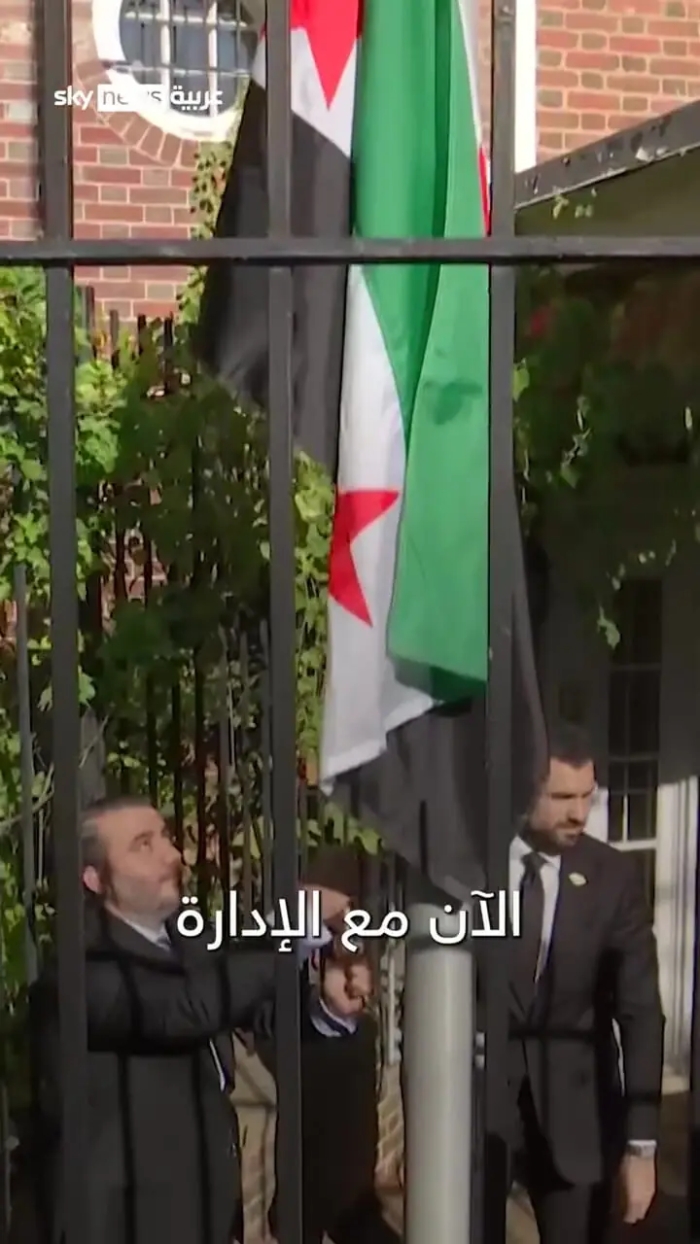 لحظه تاریخی بازگشایی سفارت سوریه در واشنگتن پس از 11 سال
