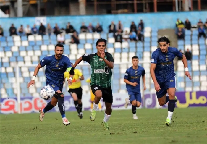 ملوان 1 - 0 خیبر؛ صعود موقت انزلی‌چی‌ها به صدر با 3 امتیاز شیرین