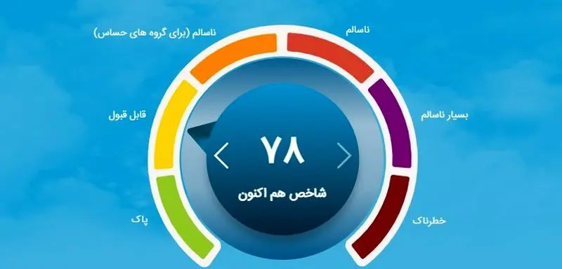 آلودگی هوا 20 مهر