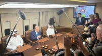 دیدار ترامپ و امیر قطر در هواپیمای ایرفورس وان