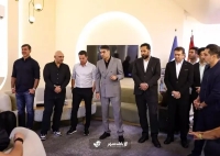 تصاویر؛ خوش و بش اوسمار با ستاره‌های پرسپولیس