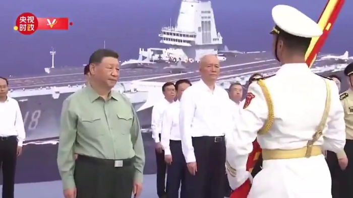 نخستین ناو هواپیمابر چین با سامانه پرتاب الکترومغناطیسی