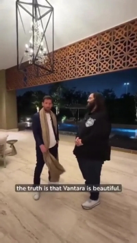 بازدید مسی از مرکز حفاظت از حیات وحش امبانی‌ها