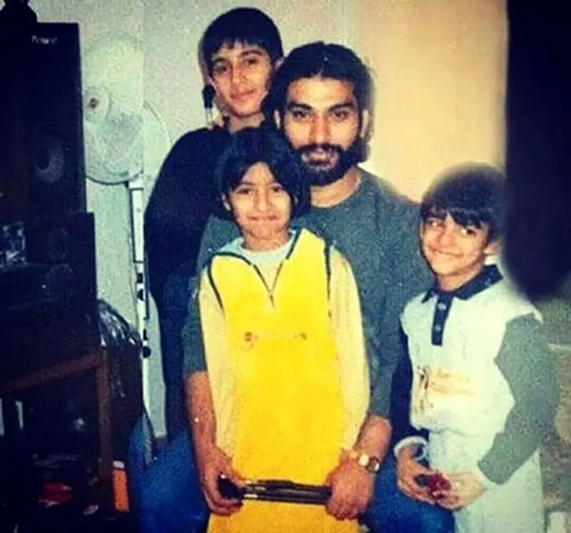 ناصر عبداللهی و فرزندانش