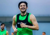 تصویر؛ دختر سردار آزمون در کنار ستاره سابق والیبال ایران