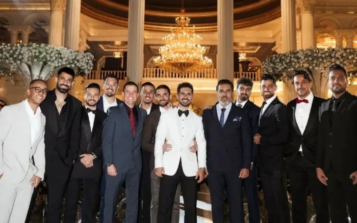 تصویر؛ آرزوی قشنگ اوسمار به مناسبت عروسی عالیشاه