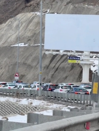 تصاویری از ترافیک شدید در جاده چالوس، امروز