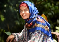 «غزاله اکرمی» (سوجان) در 19 سالگی در پشت‌صحنه دومین سریالش