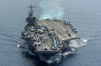آخرین وضعیت آرایش دریایی آمریکا در منطقه/ ناوگروه «آبراهام لینکلن» در فاصله حدود 1400 کیلومتری بندر چابهار مستقر است