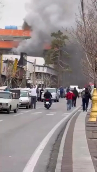 ویدئویی از آتش‌سوزی تهرانسر