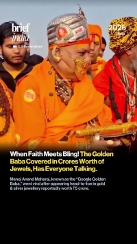 ببینید؛ سر تا پای این «بابا» از طلاست