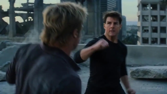 ویدیوی درگیری تام کروز و برد پیت که هالیوود را نگران کرد