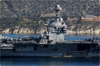 حرکت ناو هواپیمابر جرالد فورد به سوی بندر حیفای اسراییل