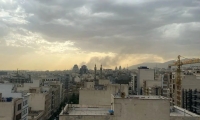 تصویری از ستون دود در غرب تهران/ماجرا چیست؟