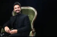 استوری مصطفی راغب برای جانباز لانچری و همسرش