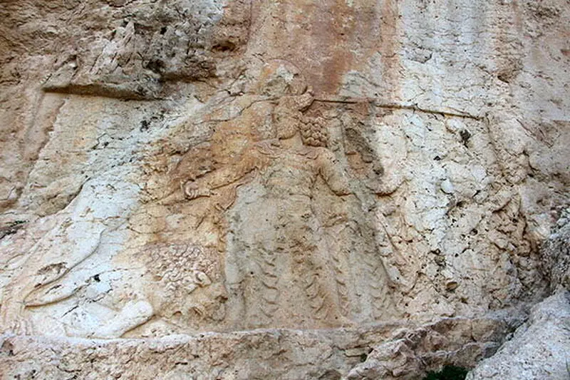 سنگ نگاره ساسانی