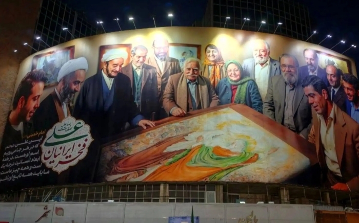 محسن چاوشی به دیوارنگاره ولیعصر راه یافت