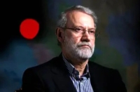 سنگ مزار شهیدان لاریجانی نصب شد