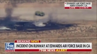 سقوط بمب‌افکن B-52 آمریکا در کالیفرنیا