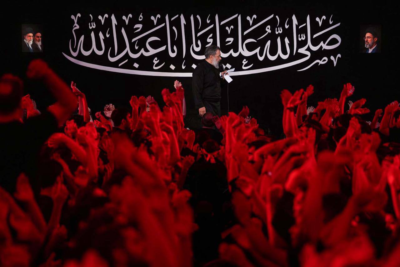 حضور قالیباف در مراسم عزاداری شب چهارم ماه محرم