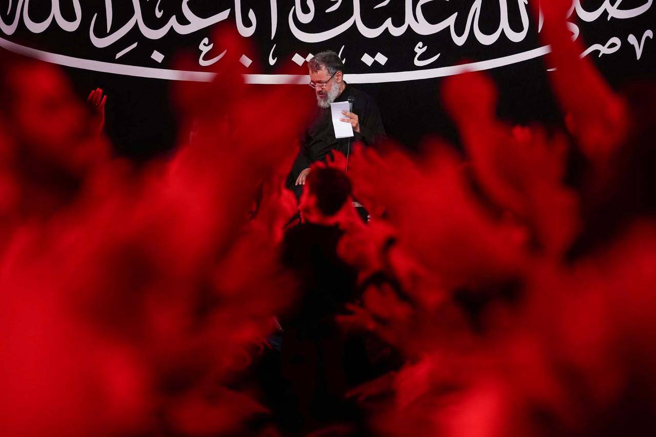 حضور قالیباف در مراسم عزاداری شب چهارم ماه محرم