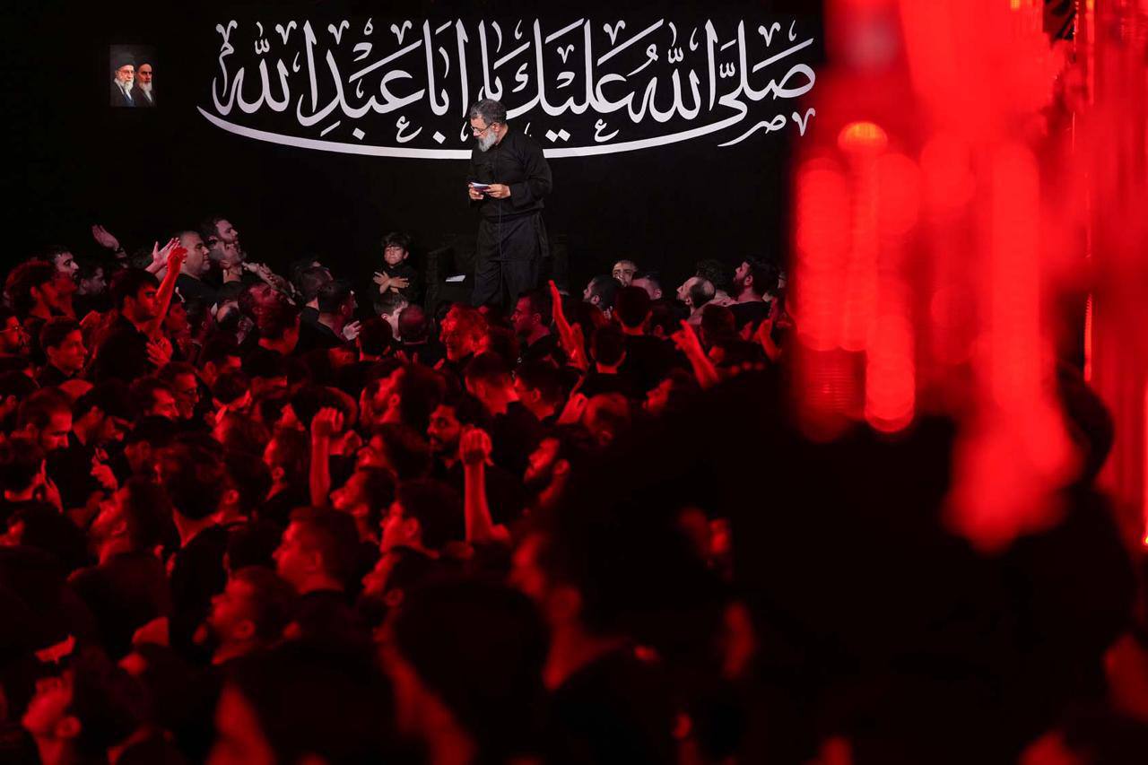 حضور قالیباف در مراسم عزاداری شب چهارم ماه محرم