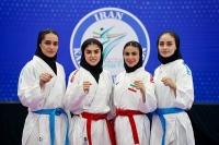 زنان کاراته ایران فینالیست کومیته تیمی شدند