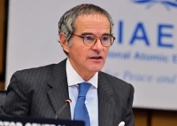 حضور گروسی در محل برگزاری مذاکرات