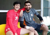 خوشحالی سردار آزمون بعد از تساوی ایران مقابل بلژیک