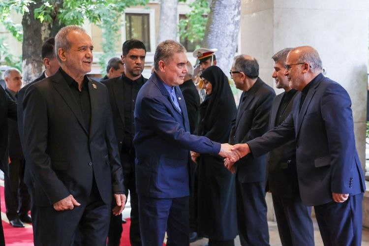 دیدار رهبر ملی ترکمنستان با دکتر پزشکیان