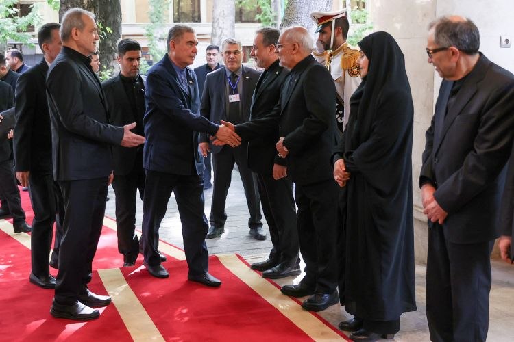 دیدار رهبر ملی ترکمنستان با دکتر پزشکیان
