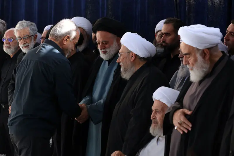 چهره ها در تشییع رهبری