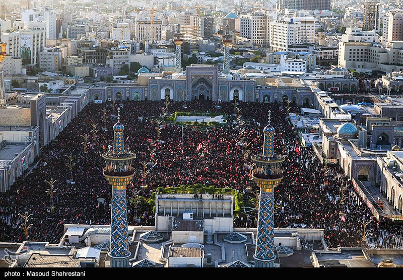 مراسم تشییع پیکر مطهر آقای شهید ایران - مشهد