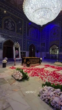 اولین تصاویر از مزار رهبر شهید در رواق دارالذکر