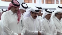 مراسم تشییع پیکر شیخ حمد امیر پیشین قطر