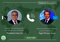 گفت‌ وگوی گروسی با وزیر خارجه پاکستان