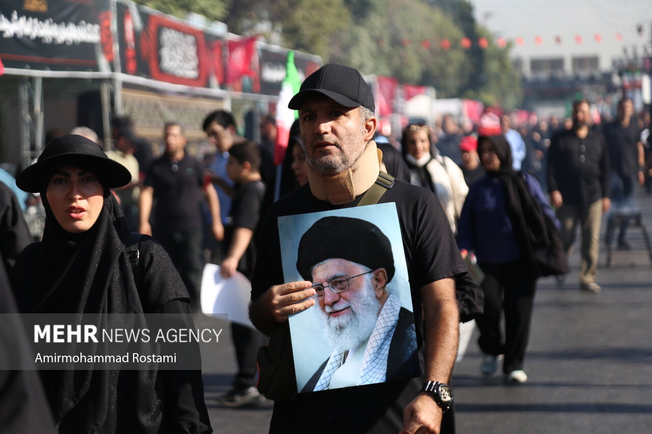 مراسم جاماندگان اربعین در استان تهران