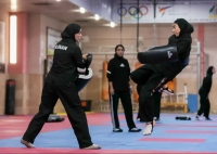 دختران پاراتکواندو آماده برای ناگویا؛/ تزریق فوق العاده انرژی روی شیاپچانگ(عکس)