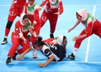 شکست‌ سنگین میزبان‌ مقابل دختران کبدی ایران