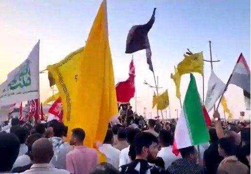 عراقی‌ها در اعتراض به لغو پروازهای ایران به خیابان‌ها آمدند