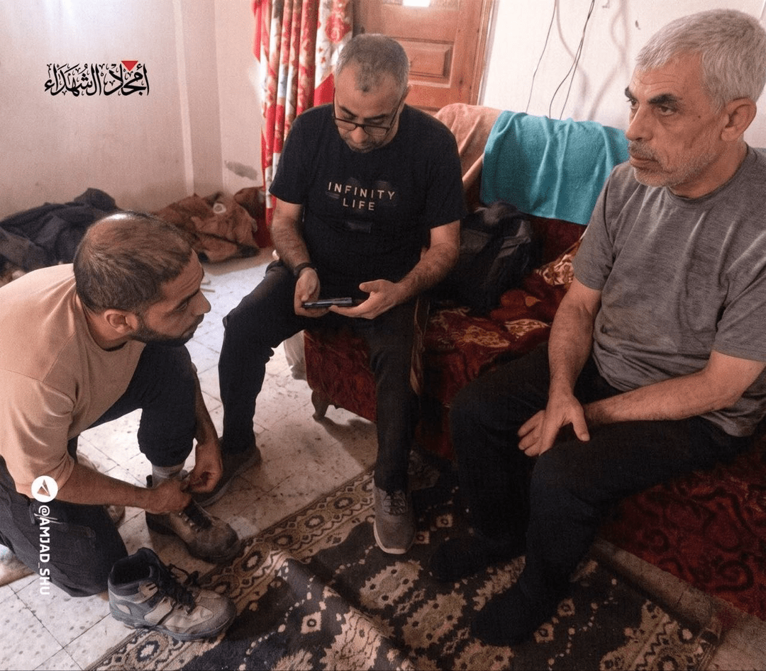 انتشار تصاویری دیده نشده از السنوار در نبردهای رفح